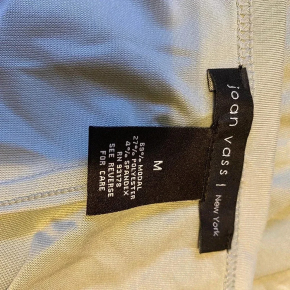 Joan Vass New York Modal Blend Stretchy Soft and Comfortable Dress Women Size M - Picture 4 of 8